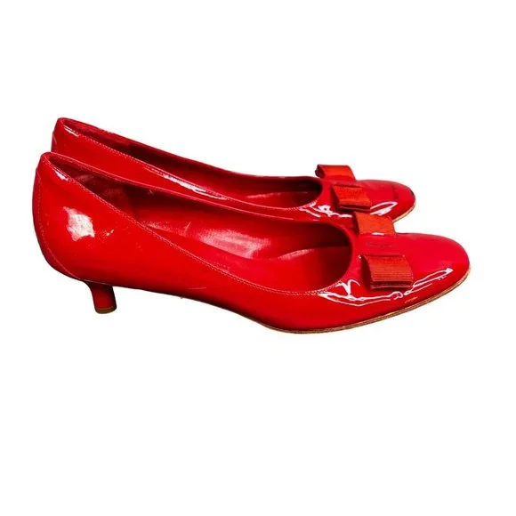 Salvatore Ferragamo Red Shoes Sz 9 s-l400.jpg main image 4